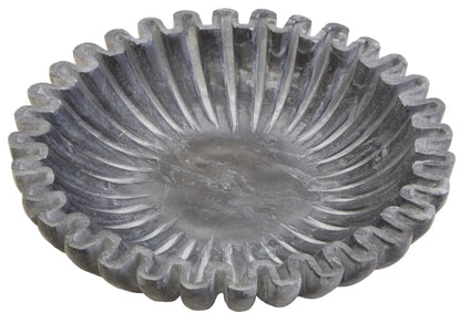 Orquin Grey Marble Small Fluted Bowl image 2