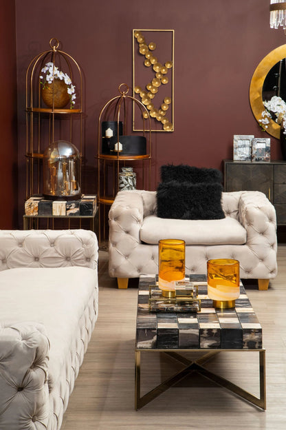 Tamworth Mongolian Fur Black Square Cushion image 4