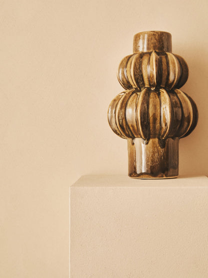 Gretvik Brown Stoneware Bubble Vase image 5