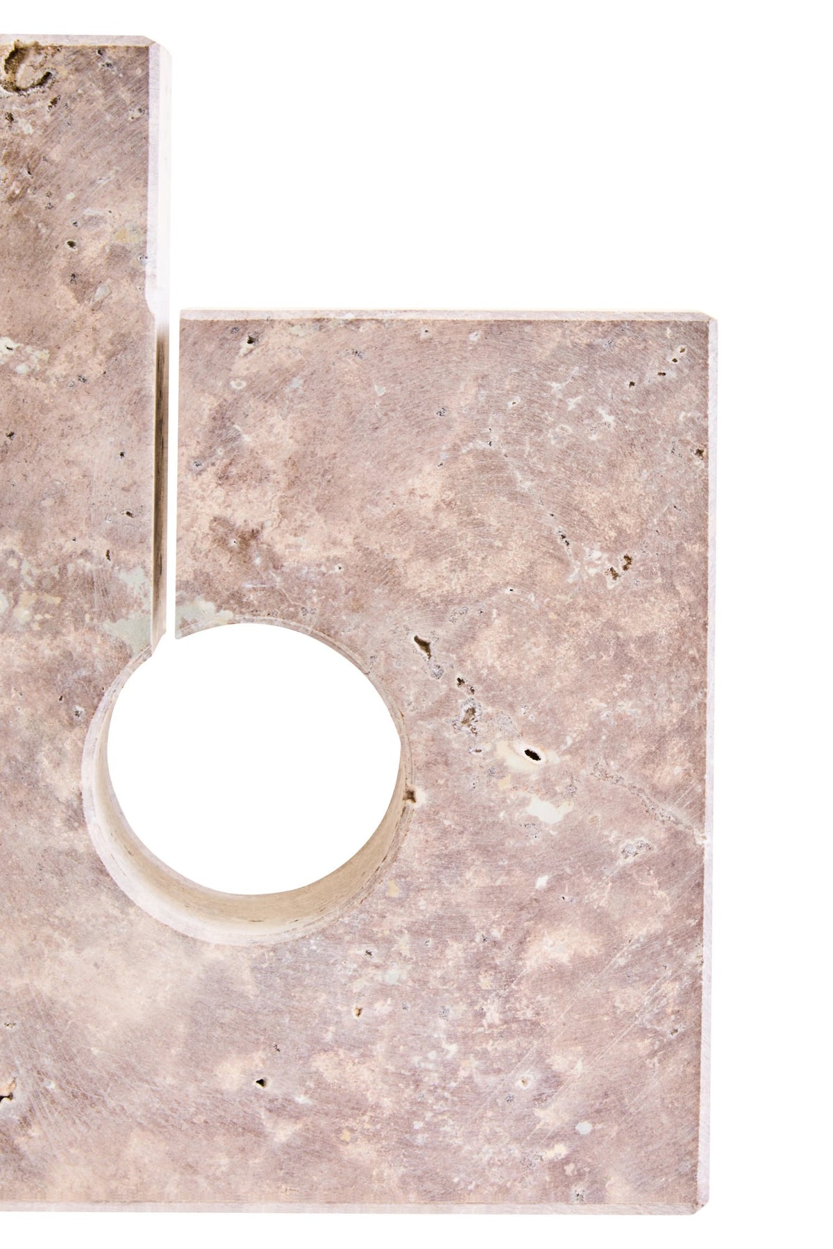 Leksvira Travertine Set Sculptural Bookends image 5