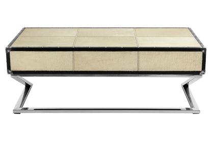 Alvar Natural Hair-on Leather Coffee Table image 4