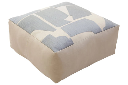 Crynelle Natural Grey Square Floor Cushion image 3