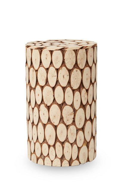 Chesterfield Fir Wood Side Table Stool