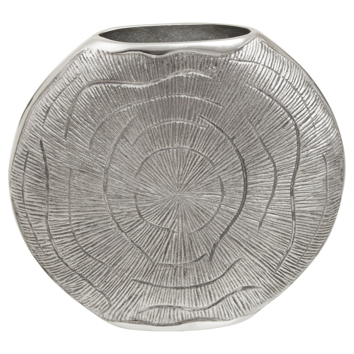 Olvyn Large Oak Silver Vase