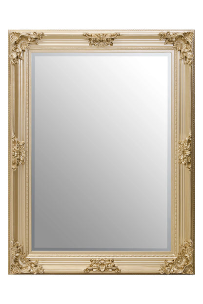 Hoddesdon Gold Wooden Frame Wall Mirror image 1