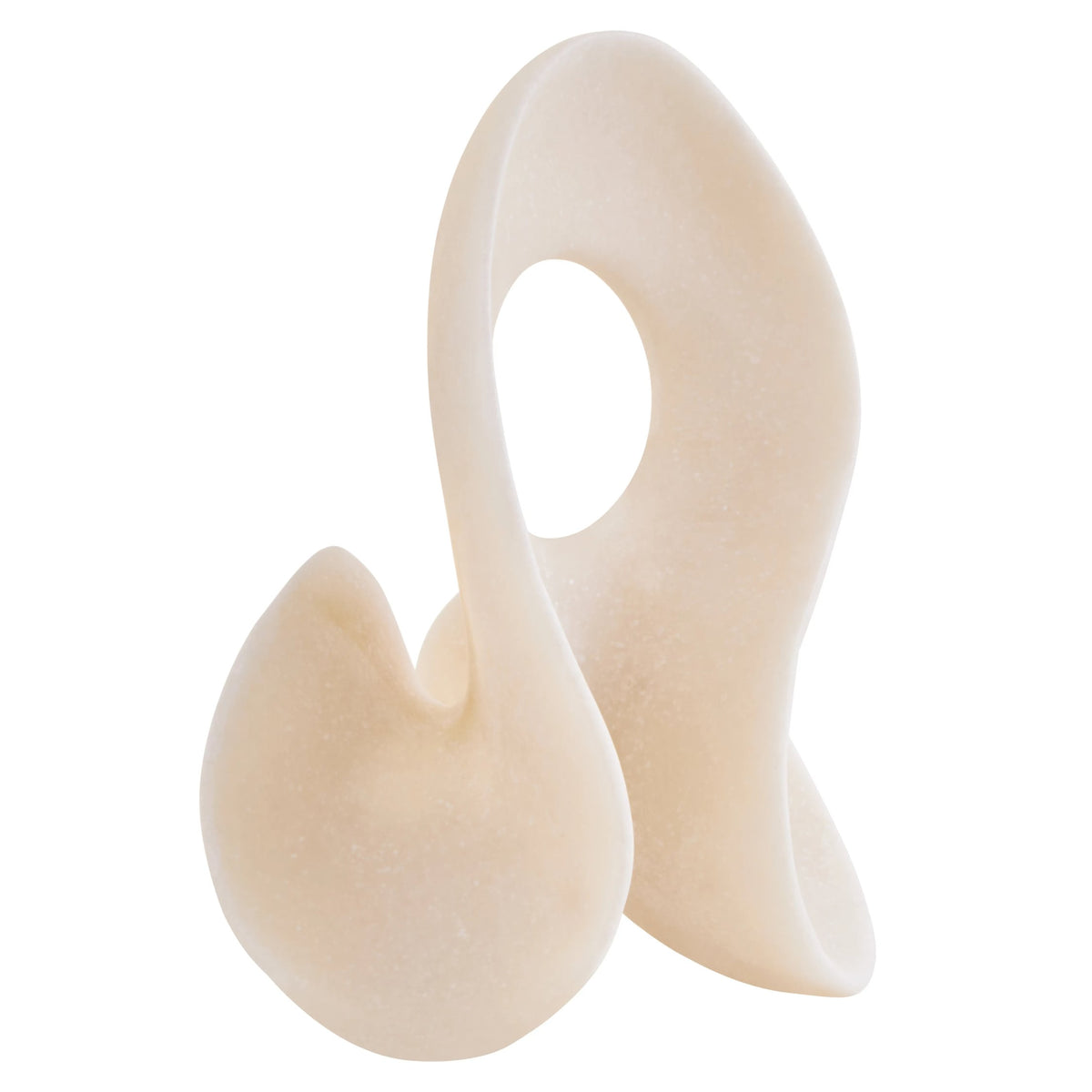 Hampstora White Marble Small Loop Sculpture image 2