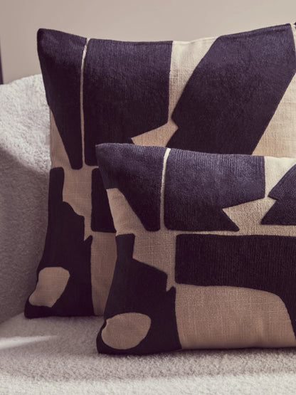 Lerici Black Natural Rectangular Cushion image 4