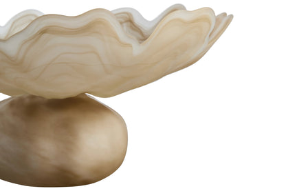 Dolvath Natural Fluted Glass Pedestal Bowl image 17