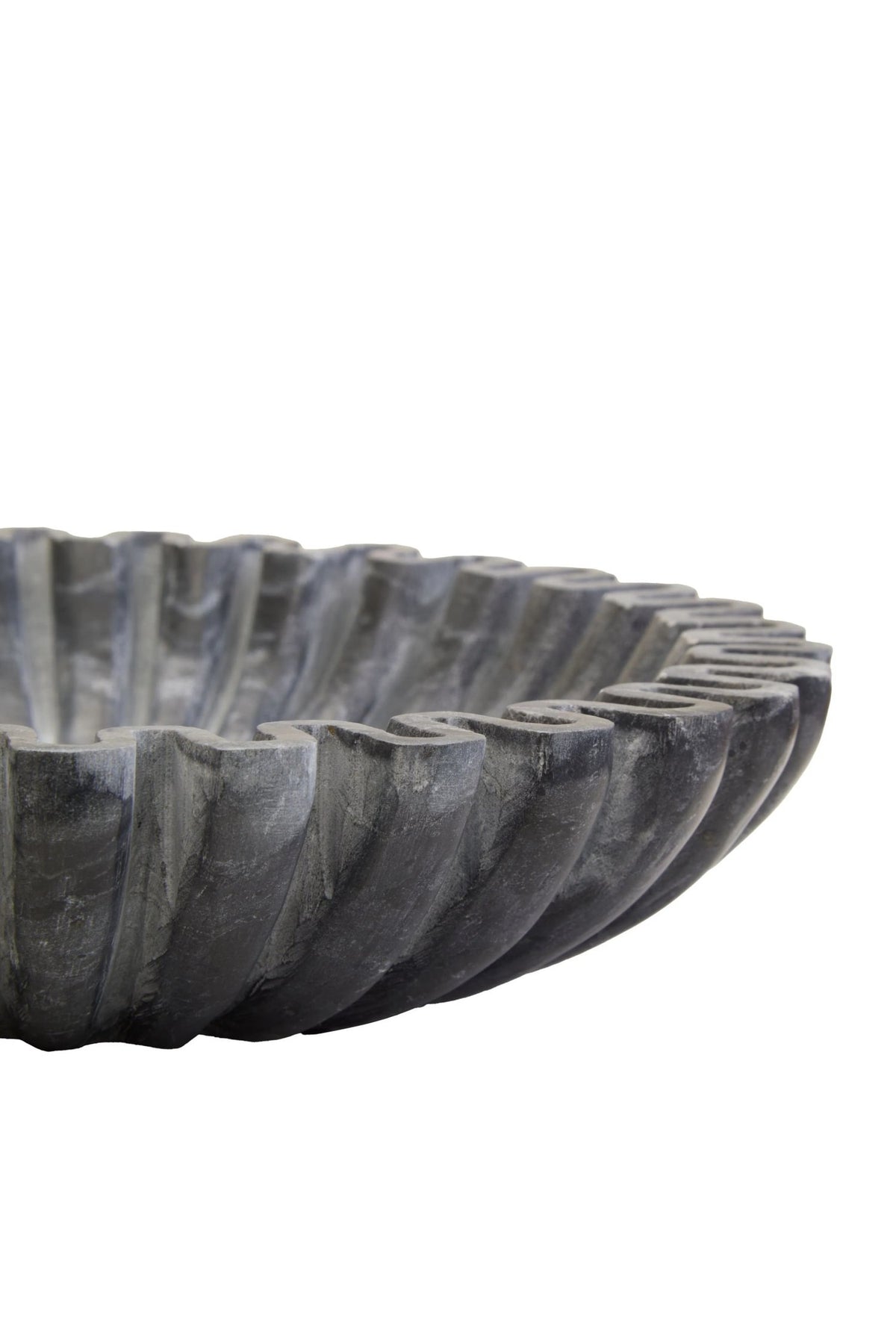 Orquin Grey Marble Small Fluted Bowl image 19