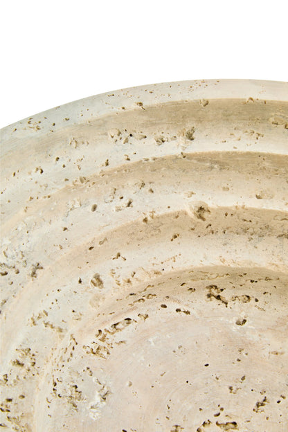 Vinara Travertine Round Tapered Bowl image 6