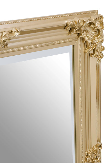 Hoddesdon Gold Wooden Frame Wall Mirror image 4