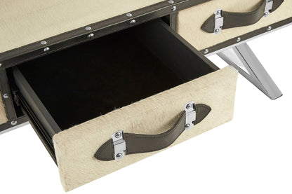 Alvar Natural Hair-on Leather Coffee Table image 11