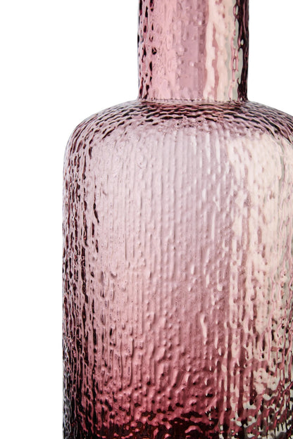 Cottingham Pink Textured Glass Small Bottle image 11