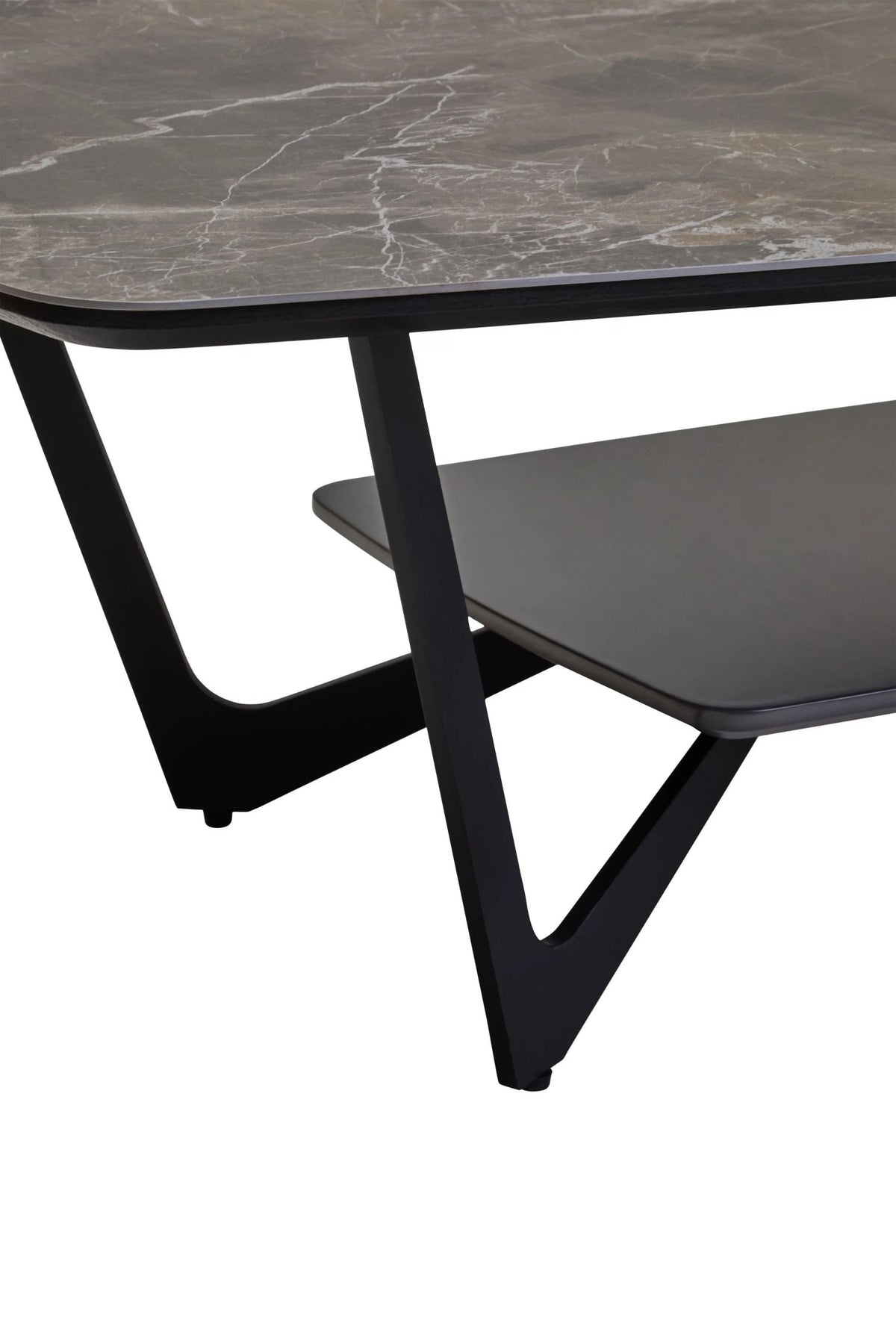 Grosseto Grey Ceramic Marble Coffee Table image 11