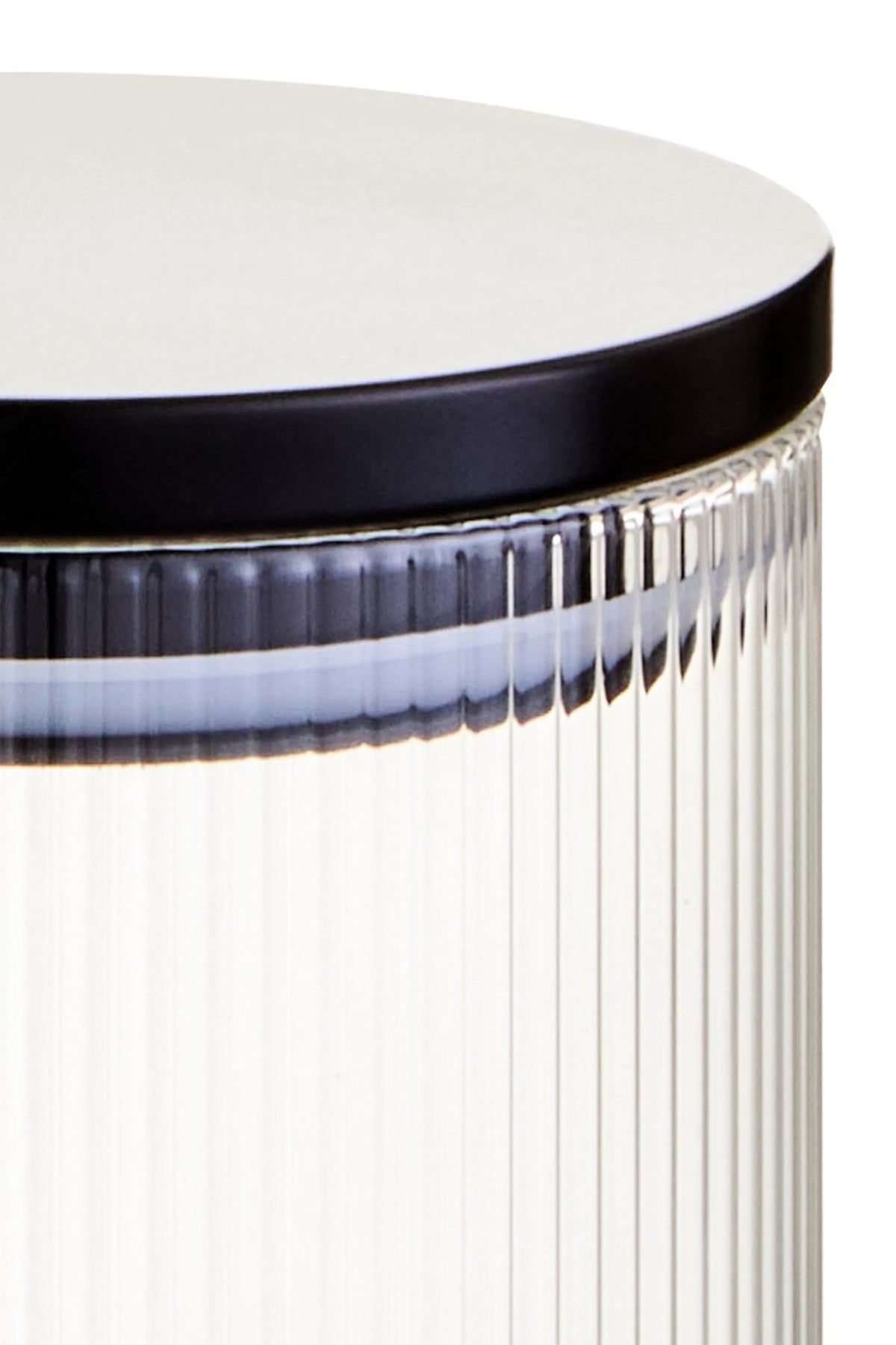 Birk Ribbed Black Jar 700ml image 2