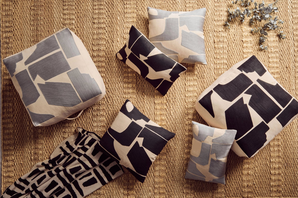 Lerici Black Natural Rectangular Cushion image 6