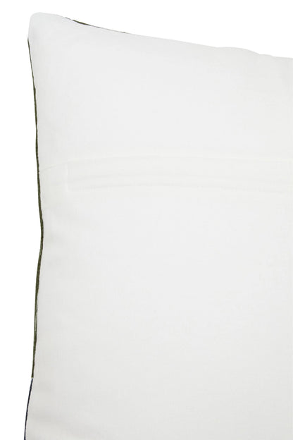 Jorath Green White Square Cushion image 9