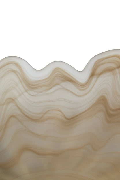 Dolvath Natural Fluted Glass Pedestal Bowl image 20