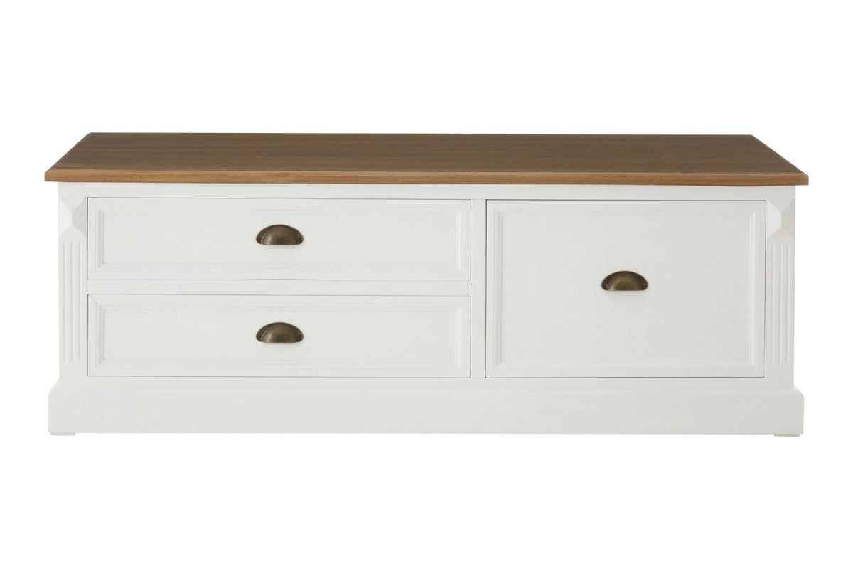 Fyvora Coffee Drawers Table image 1