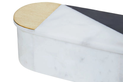 Notodvira Oblong Marble Trinket Box image 7