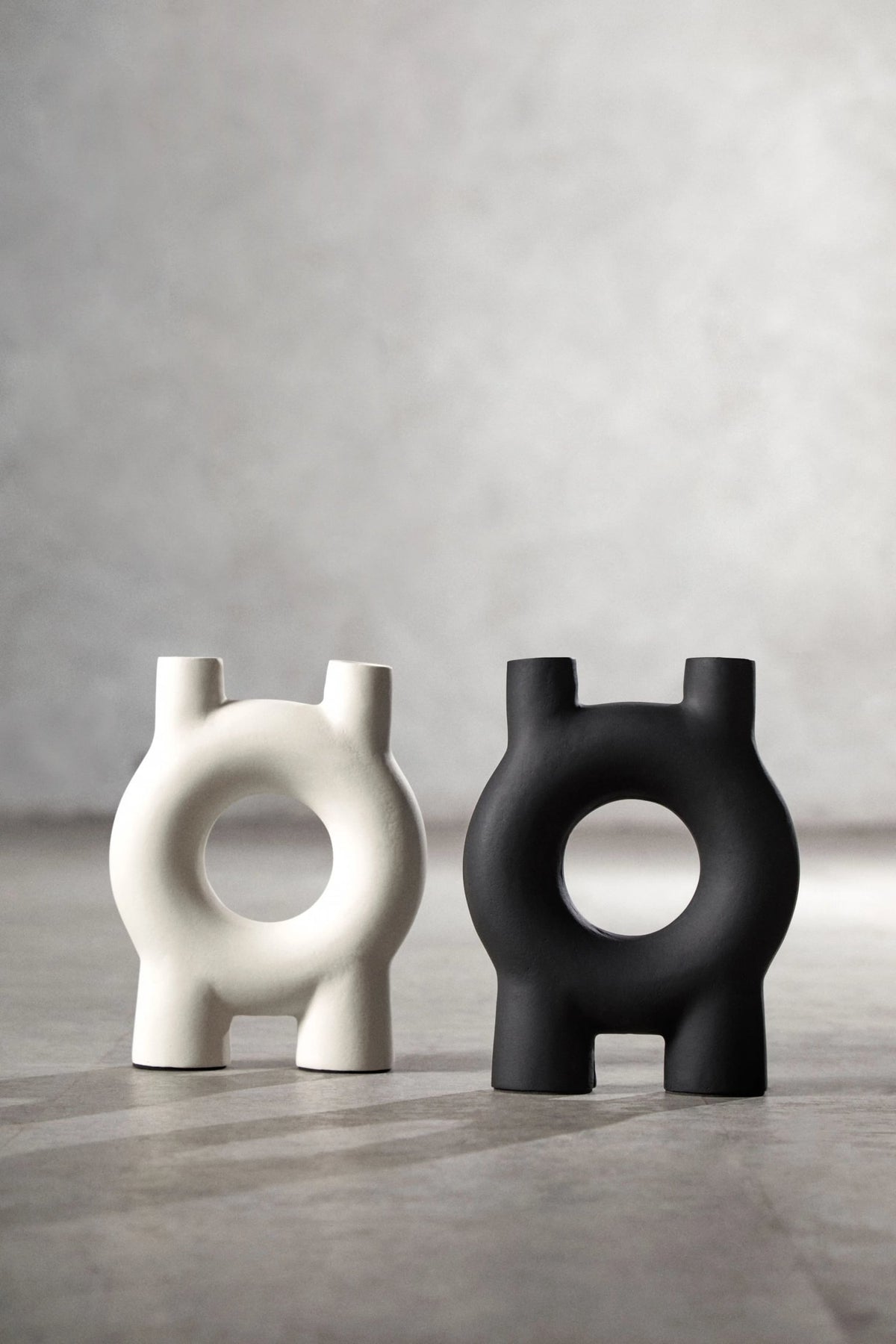 Randvik Small Cream Candle Holder image 6