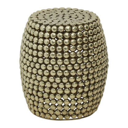 Trovik Gold Stool Side Table