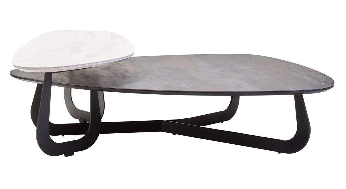 Como Ceramic 2-Tier Large Coffee Table image 1