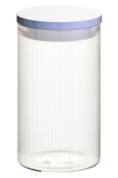 Benevento Ribbed White Jar 1000ml image 1