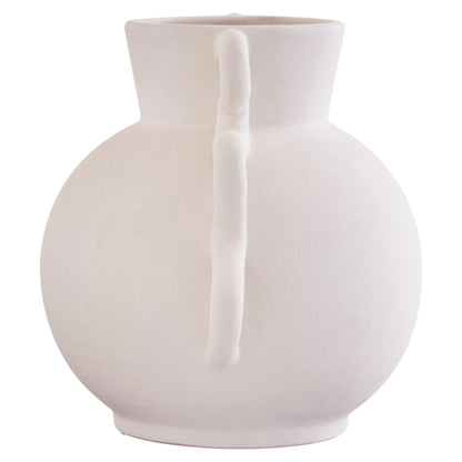 Loenvik White Small Handled Vase image 3