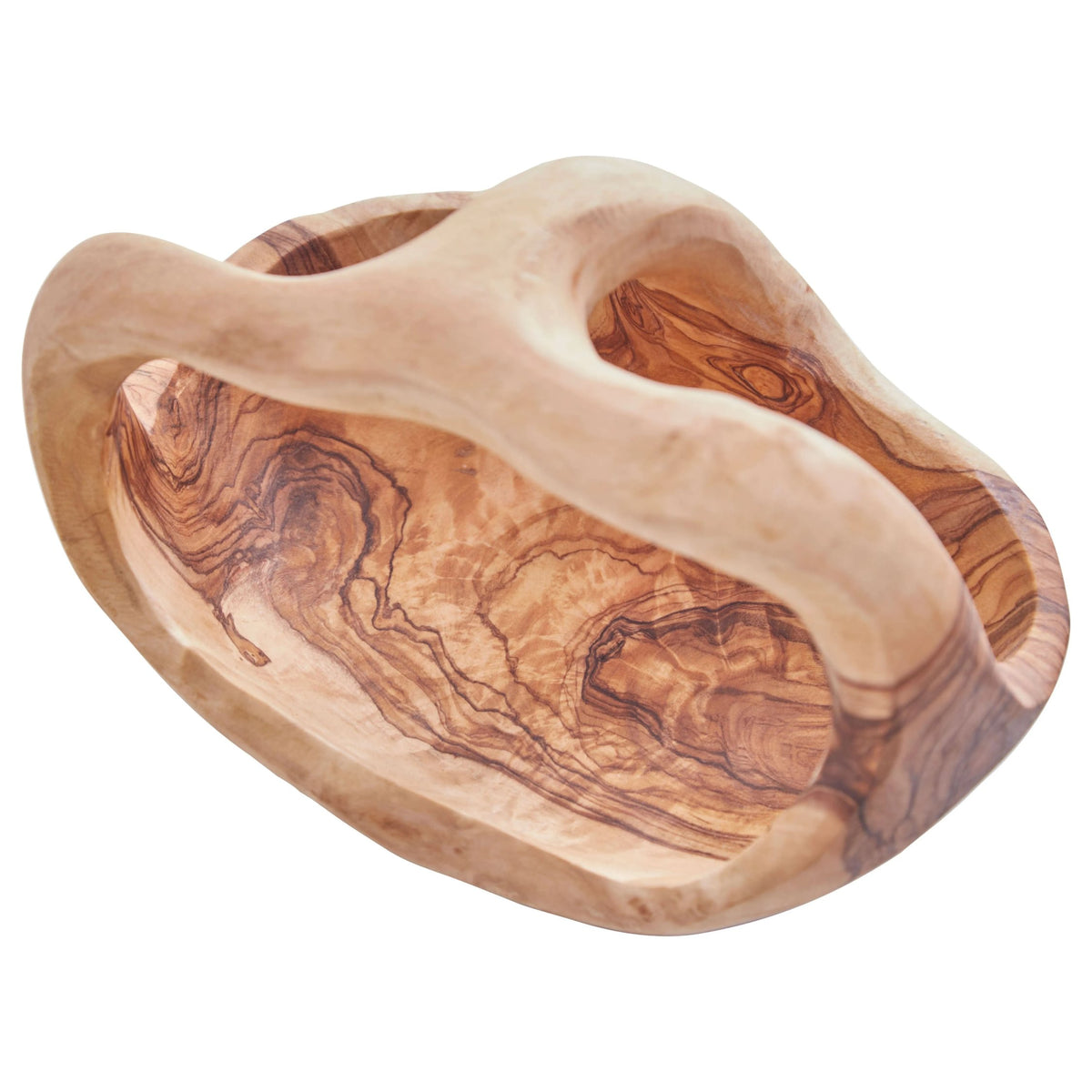Zendra Olive Wood Fruit Bowl image 4