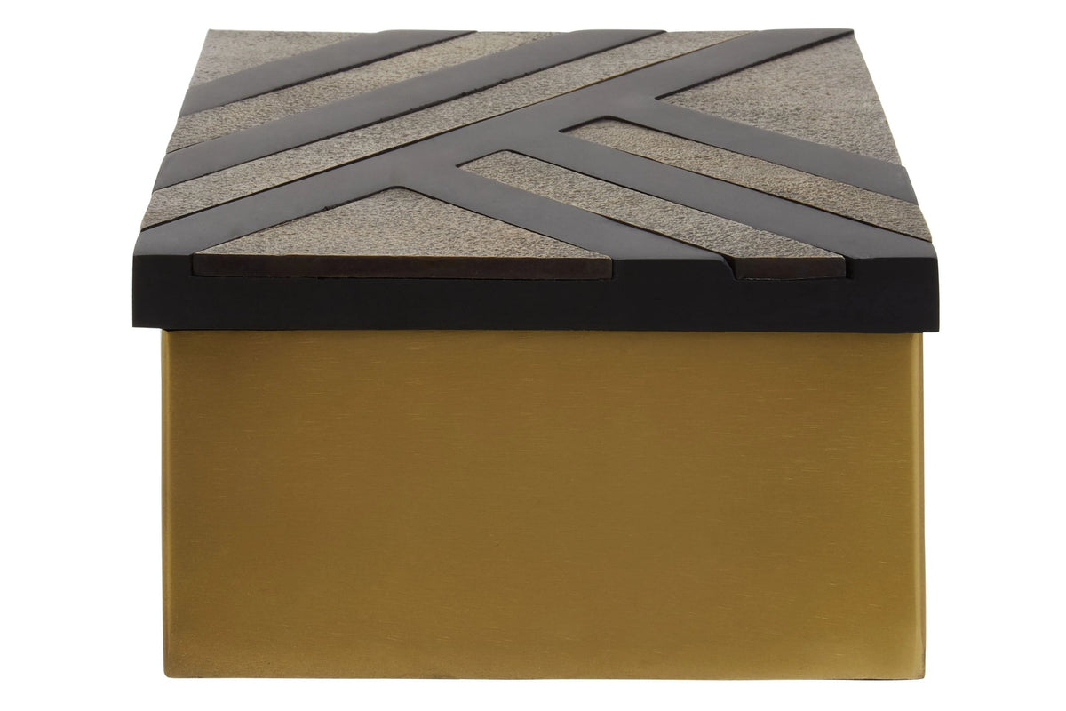 Pelvath Black Acacia Gold Large Box image 3