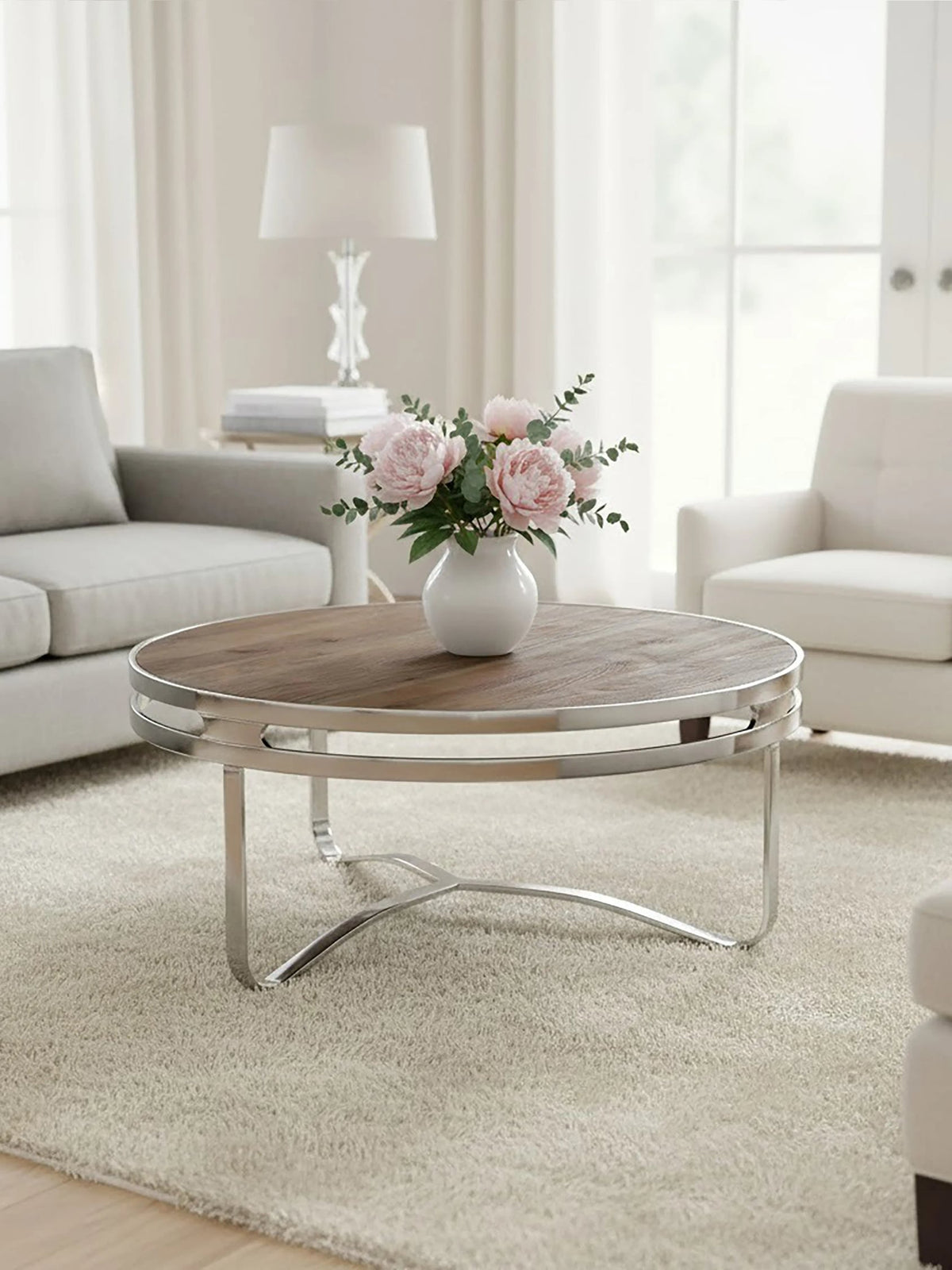 Sandwira Round Coffee Table image 9