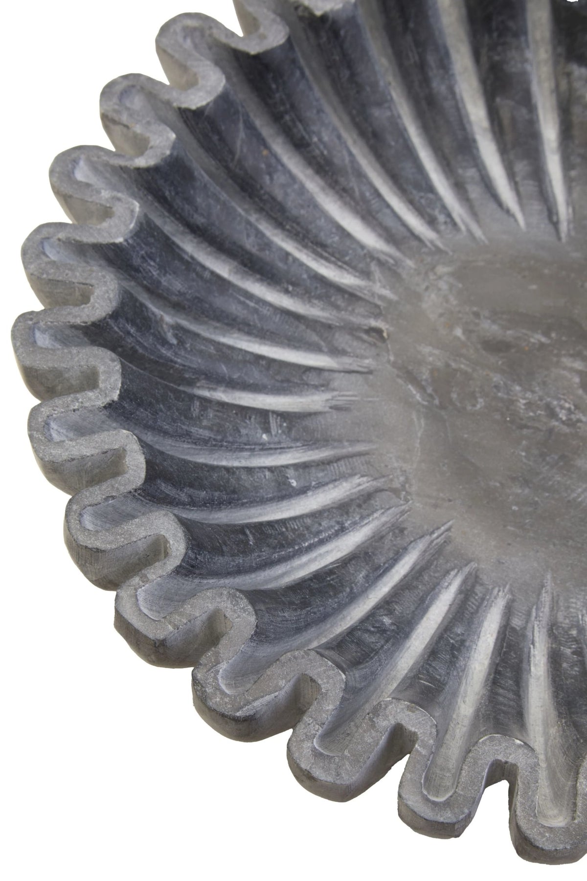 Orquin Grey Marble Small Fluted Bowl image 20