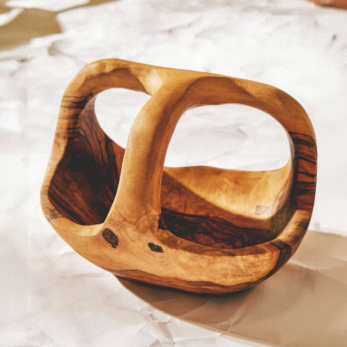 Zendra Olive Wood Fruit Bowl image 15
