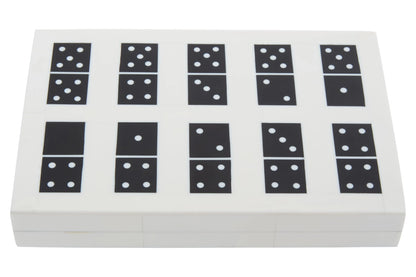 Droitwich Black White Set Domino Box image 2