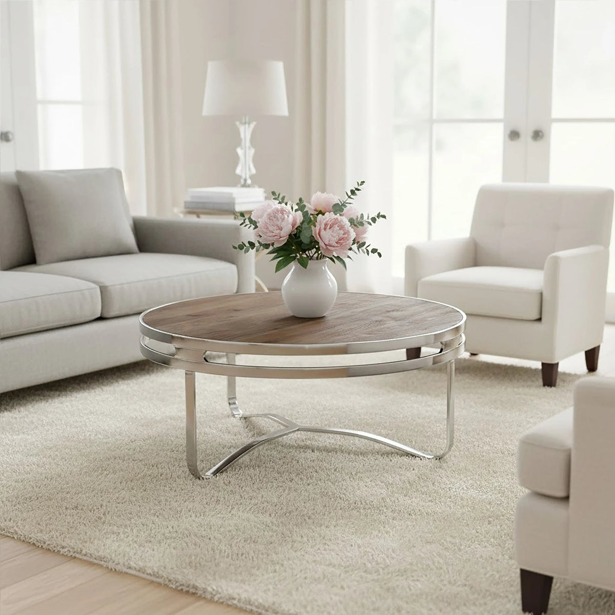 Sandwira Round Coffee Table image 10