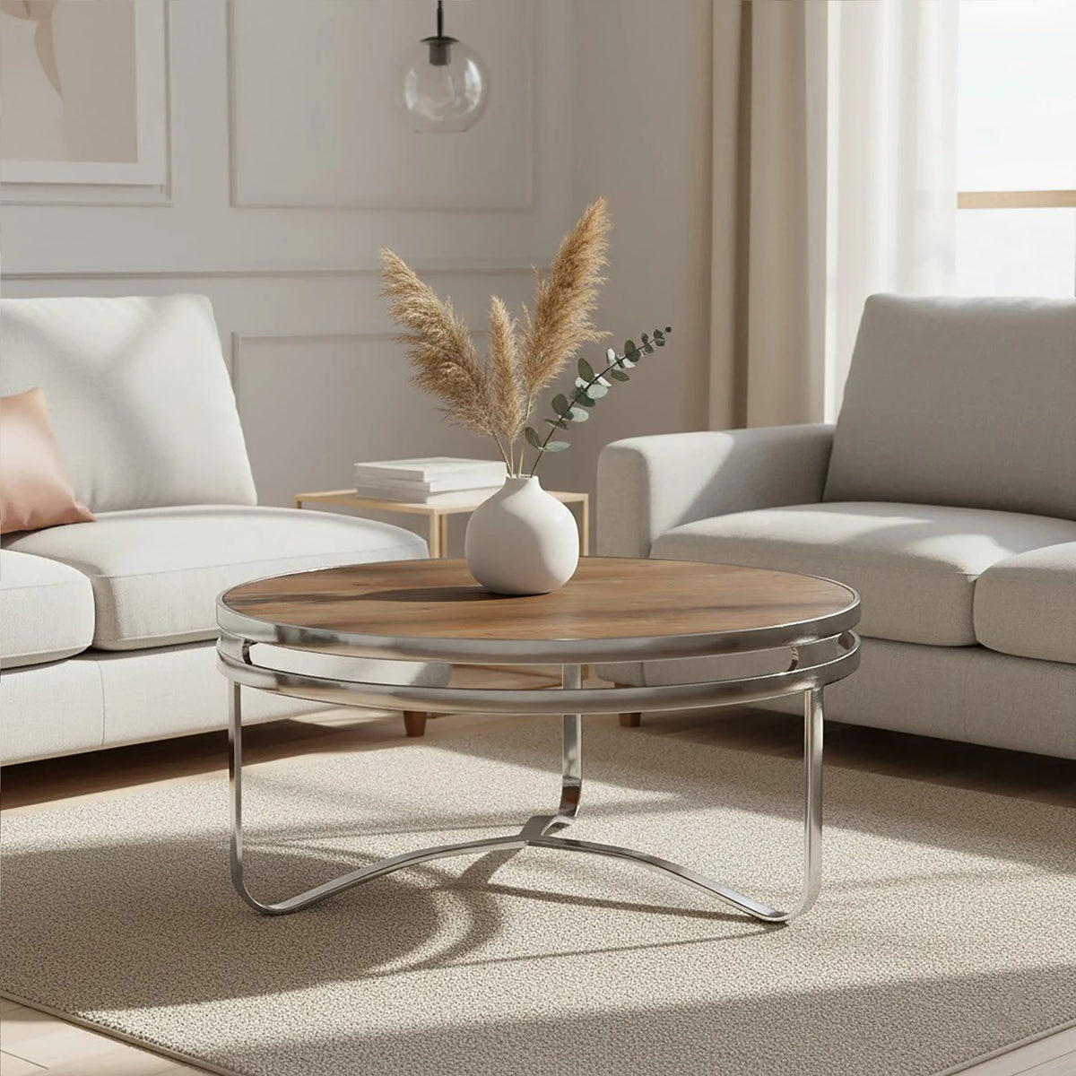 Sandwira Round Coffee Table image 8