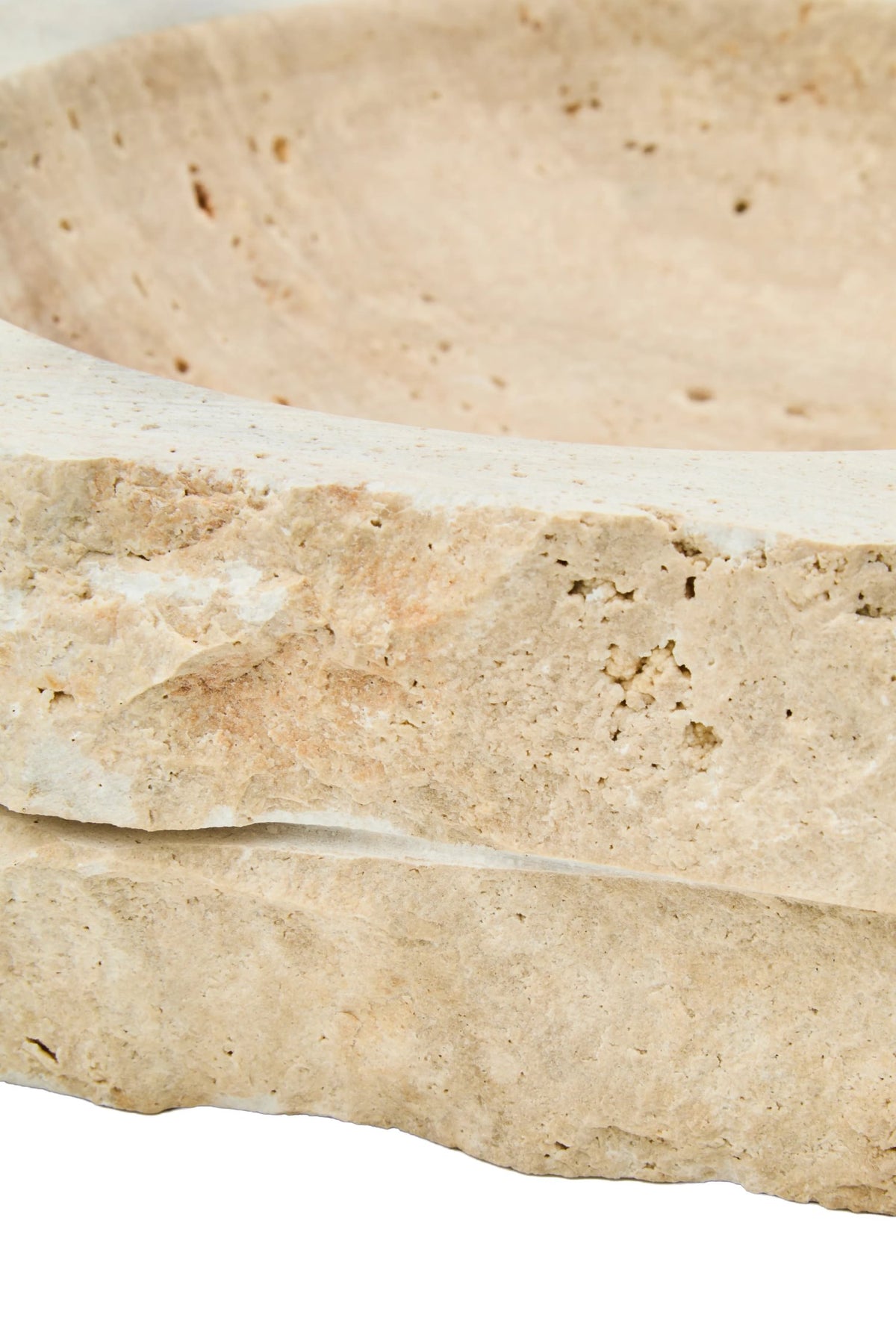 Merano Travertine Rough Edge Square Bowl image 6