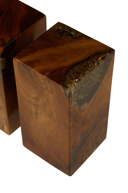 Ystadvik Set Teak Bookends image 4