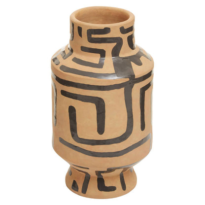 Relvyn Hand Painted Earthenware Vase — product-only view